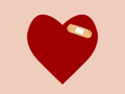 Heart with band aid